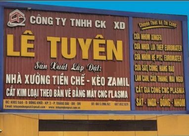 Giới thiệu- Công ty TNHH Cơ Khí Xây Dựng Lê Tuyên